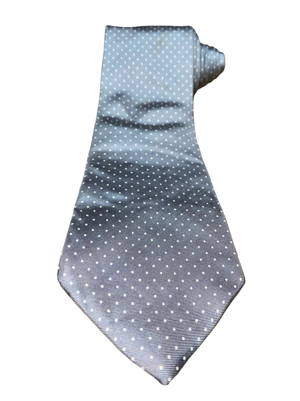 Bert Pulitzer Silk Polka Dot Necktie Vintage Made in USA Designer Classic Tie